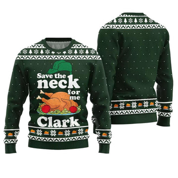 Save the Neck for Me Clark National Lampoon Sweater - Moonbestprint