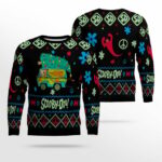 Scooby-Doo! Mystery Machine Holiday Ugly Christmas Sweater – Moonbestprint