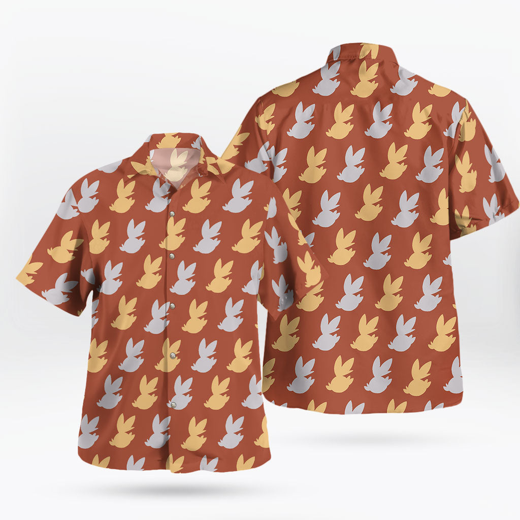 Scorbunny Pattern Short Sleeve Pokemon Hawaiian Shirt – Moonbestprint