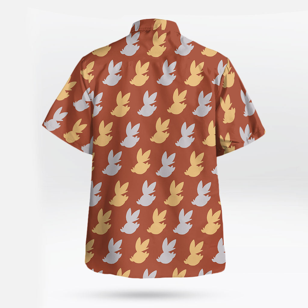 Scorbunny Pattern Short Sleeve Pokemon Hawaiian Shirt – Moonbestprint