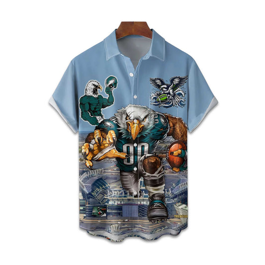 Seahawks American Football Holiday Hawaiian Shirt- Moonbestprint