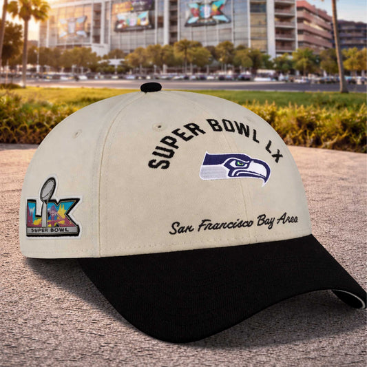 Seahawks Bowl LX San Francisco Bay Area Hat -Moonbestprint