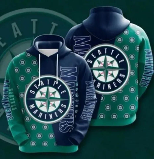 Seattle Baseball Team Marinerss 3D Hoodie, MLB Hoodie Moonbestprint