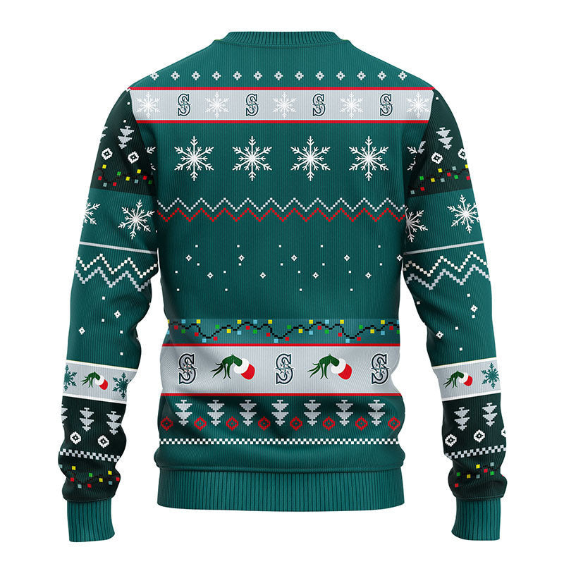 Seattle Mariners 12 Grinch Xmas Day Ugly Christmas Sweater Moonbestprint