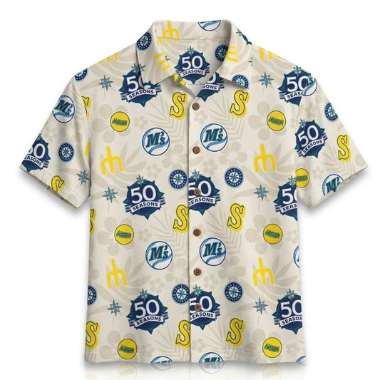 Seattle Mariners 50 Seasons Hawaiian Shirt 2026 – Moonbestprint