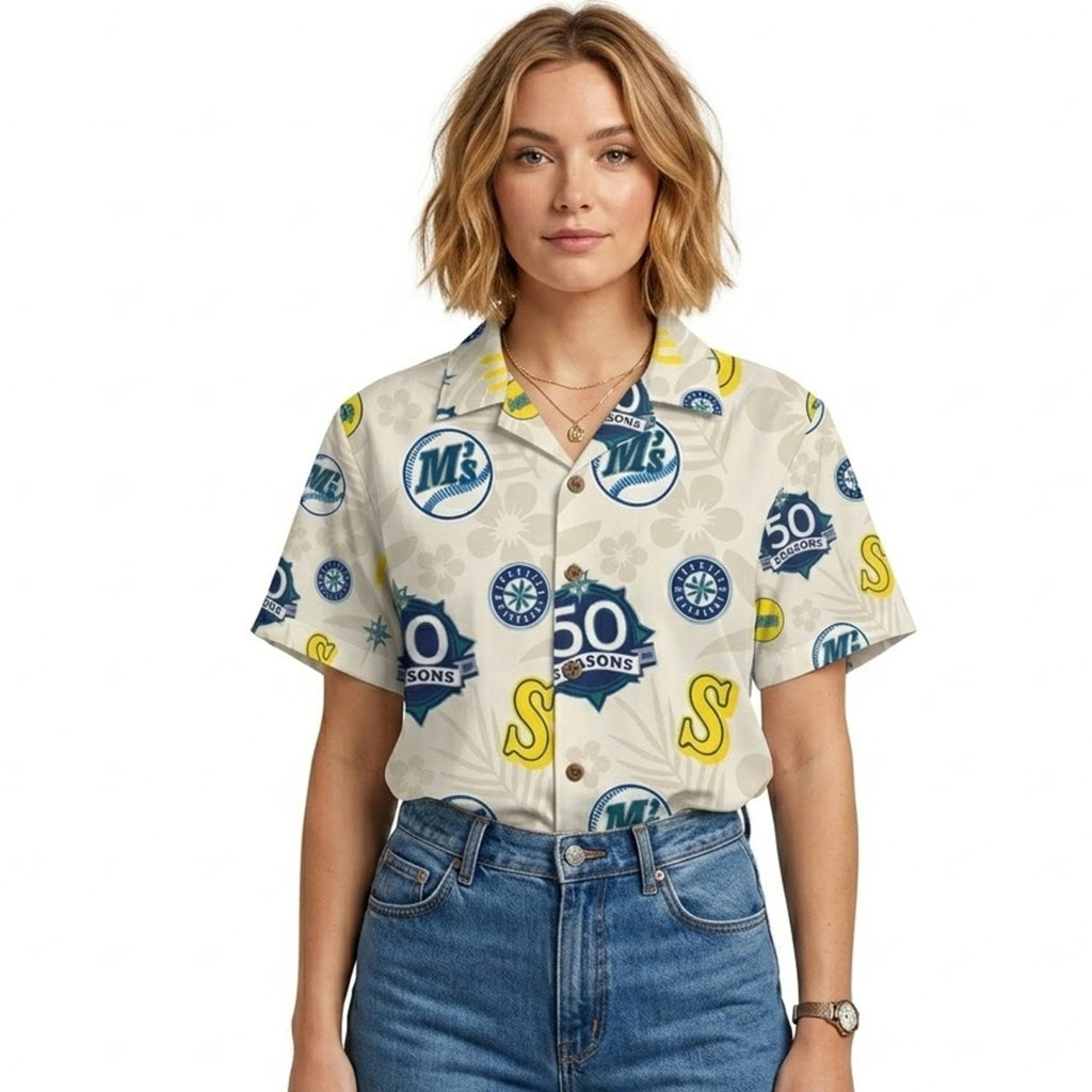 Seattle Mariners 50 Seasons Hawaiian Shirt 2026 – Moonbestprint