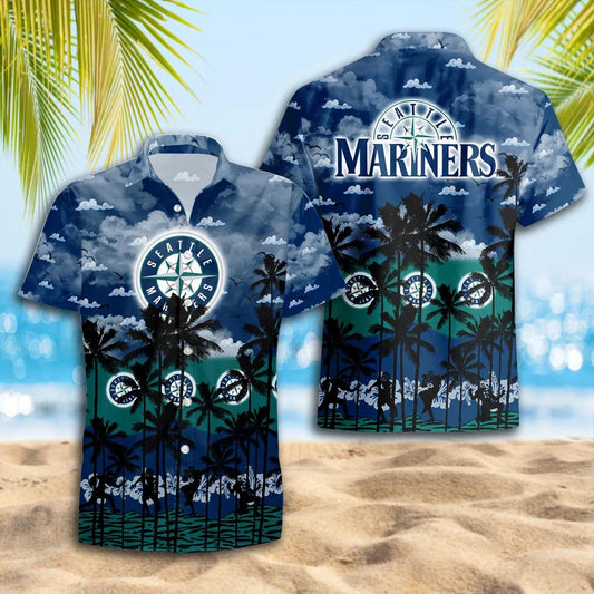 Seattle Mariners Hawaiian Shirt Trending Summer, MLB Hawaiian Shirt Moonbestprint