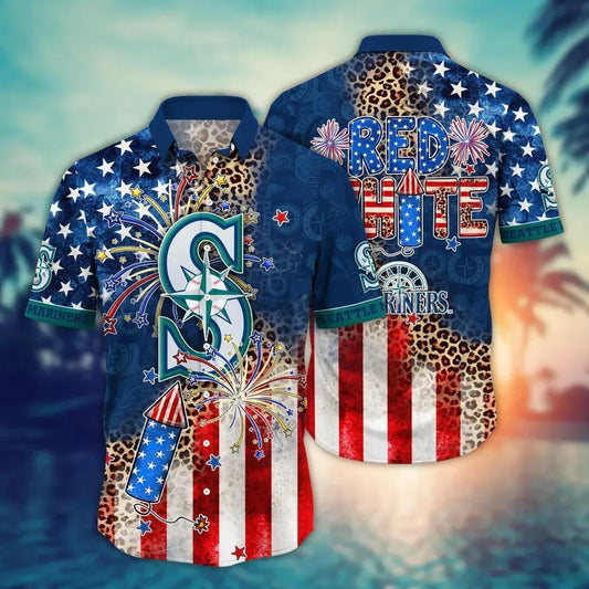 Seattle Mariners MLB Aloha Hawaiian Shirt, MLB Hawaiian Shirt Moonbestprint