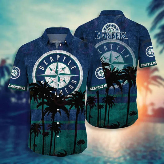 Seattle Mariners MLB Aloha Hawaiian Shirt 1, MLB Hawaiian Shirt Moonbestprint