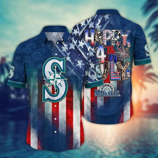 Seattle Mariners MLB Aloha Hawaiian Shirt 3, MLB Hawaiian Shirt Moonbestprint
