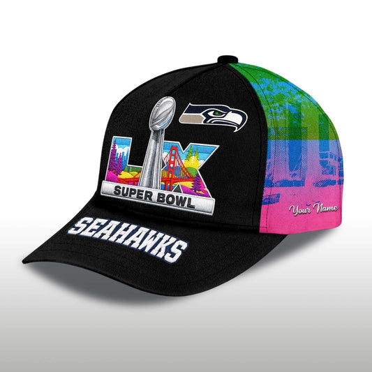 Seattle Seahawks Bowl LX 2026 Hat -Moonbestprint