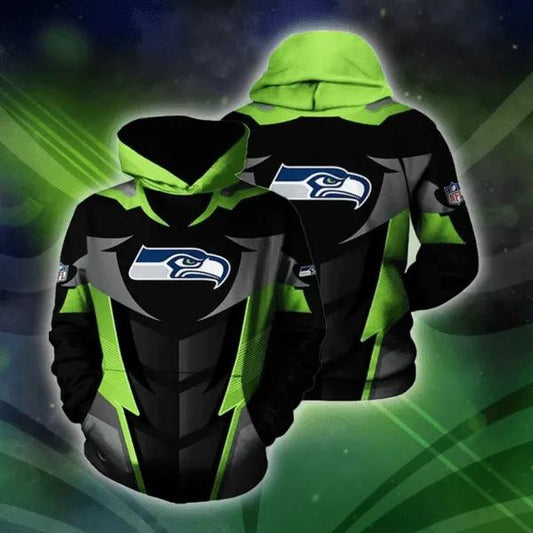 Seattle Seahawks For Fans 3D Hoodie, NFL Hoodie Moonbestprint