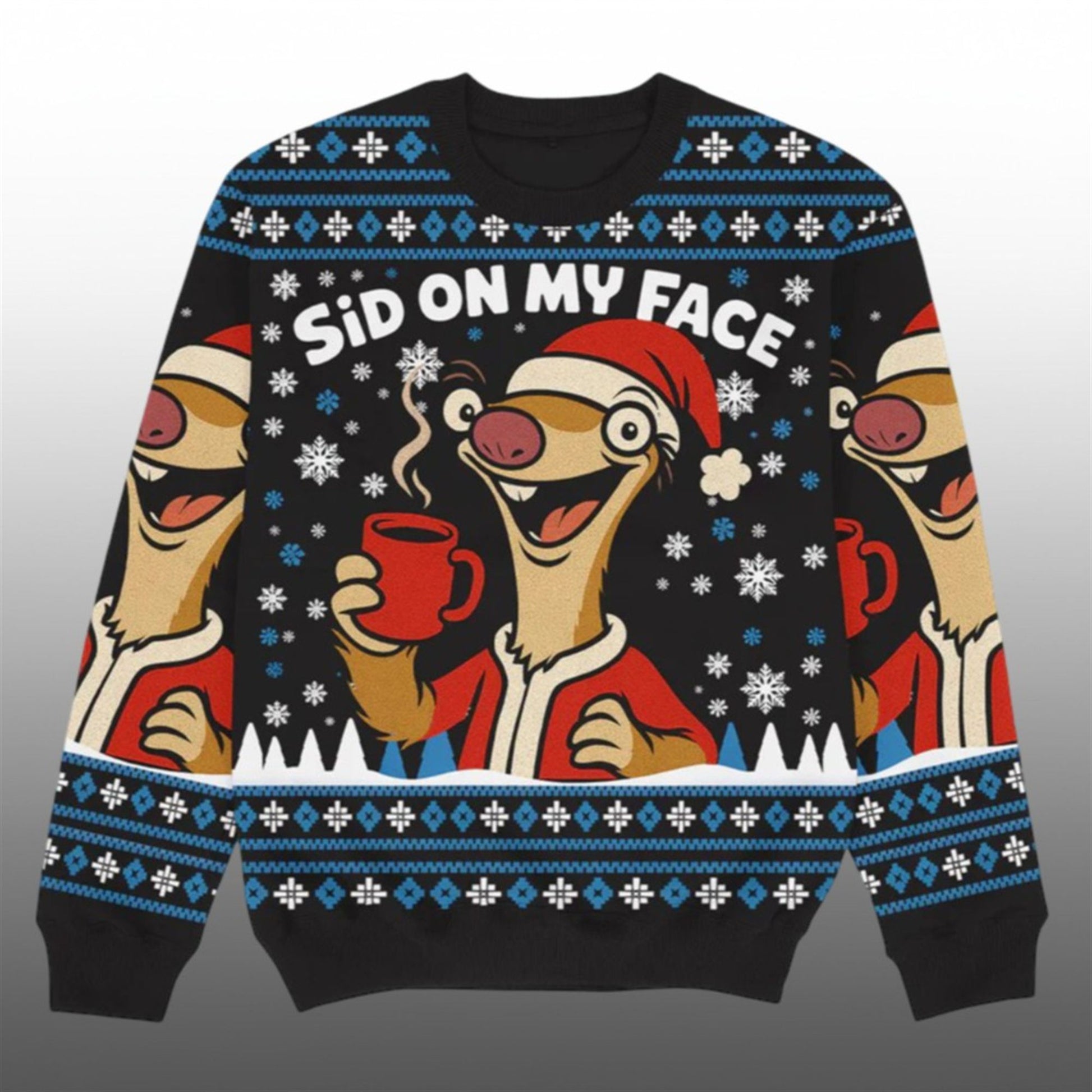 Sid On My Face Ugly Sweater 2026 Christmas - Moonbestprint