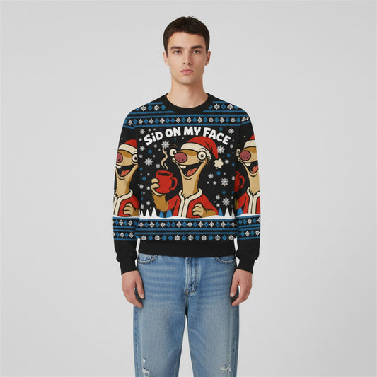 Sid On My Face Ugly Sweater 2026 Christmas - Moonbestprint