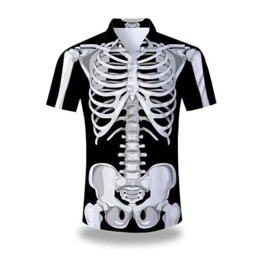 Skeleton Halloween Hawaiian Shirt 2025- Moonbestprint
