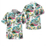 Skull Surfing Beach Hawaiian Shirt – Moonbestprint
