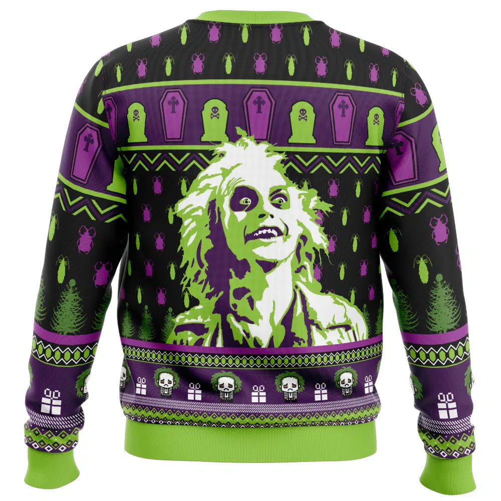 Smile Beetlejuice Ugly Christmas Sweater – Moonbestprint