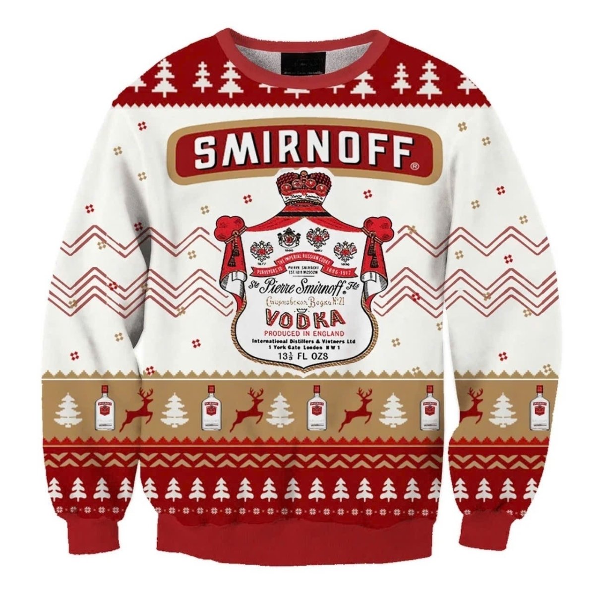 Smirnoff Christmas Ugly Sweater – Moonbestprint