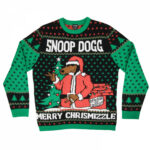 Snoop Dogg Merry Chrismizzle Ugly Christmas Sweater – Moonbestprint