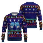 Snowflakes Bud Light Christmas Ugly Sweater – Moonbestprint