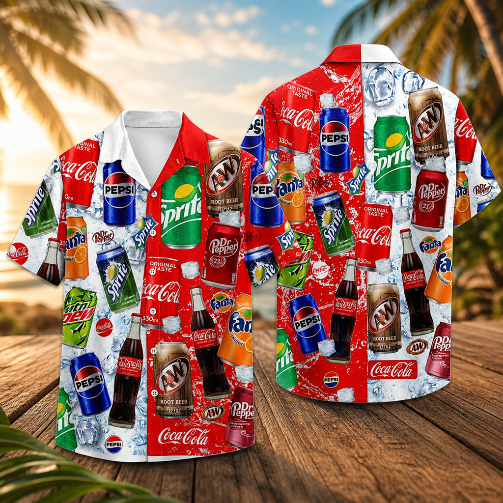 Soda Lover Summer 2026 Hawaiian Shirt – Moonbestprint