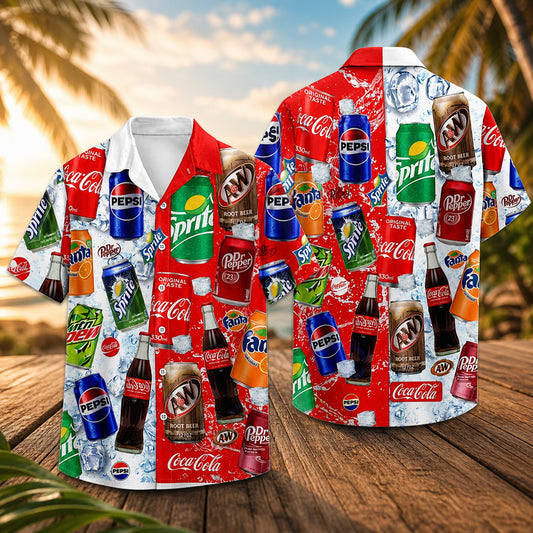 Soda Lover Summer 2026 Hawaiian Shirt – Moonbestprint