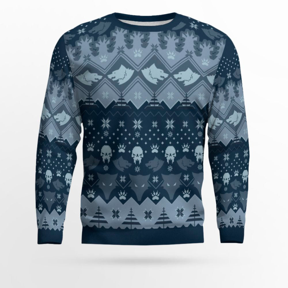 Space Wolves of Winter Ugly Christmas Sweater – Moonbestprint