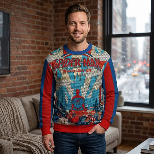 Spider Man Brand New Day 2026 Ugly Christmas Sweater – Moonbestprint
