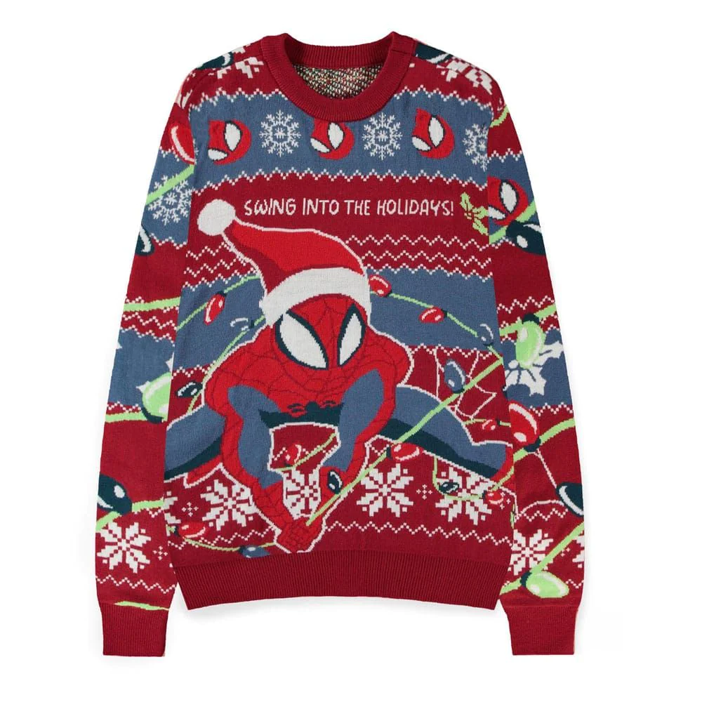 Spider-Man Swing into the Holidays Ugly Sweater 2025 – Moonbestprint