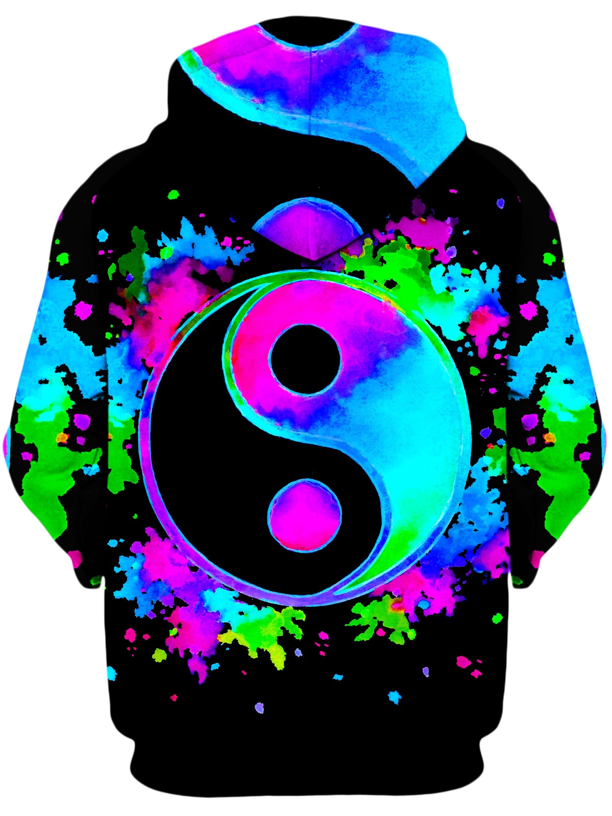 Splatter Yin Yang 3 Unisex Hoodie -Moonbestprint