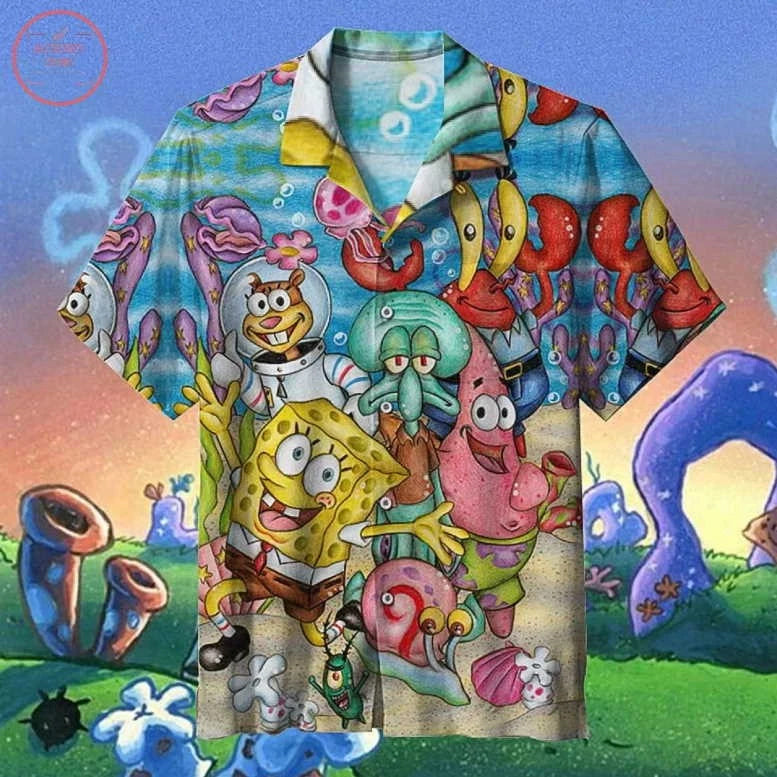 SpongeBob SquarePants Hawaiian Shirt – Moonbestprint