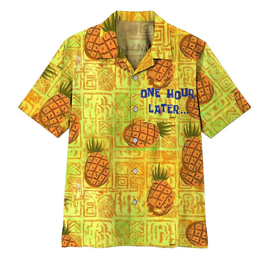 SpongeBob SquarePants One Hour Later Hawaiian Shirt - Moonbestprint