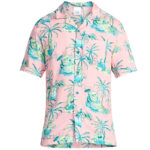 SpongeBob SquarePants Pink Hawaiian Shirt – Moonbestprint