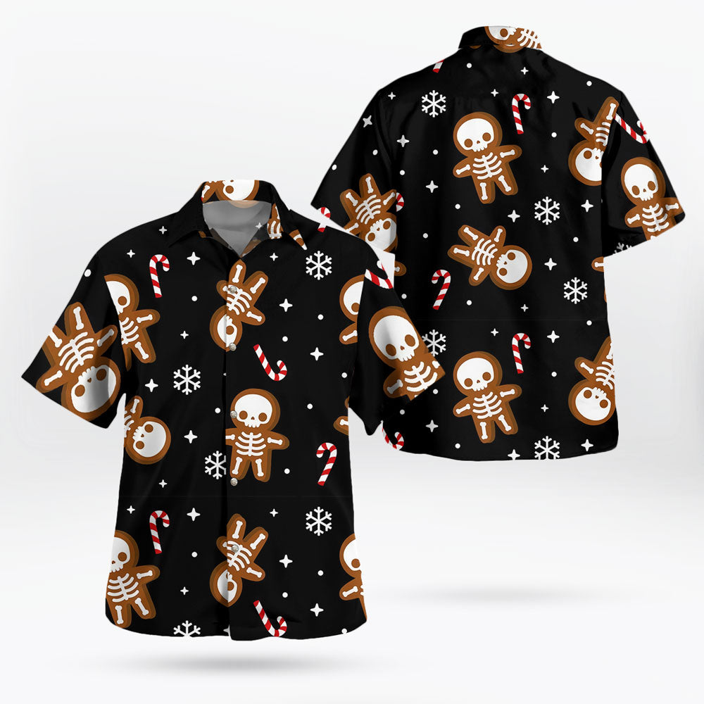 Spooky Christmas Button Up Hawaiian Shirt – Moonbestprint