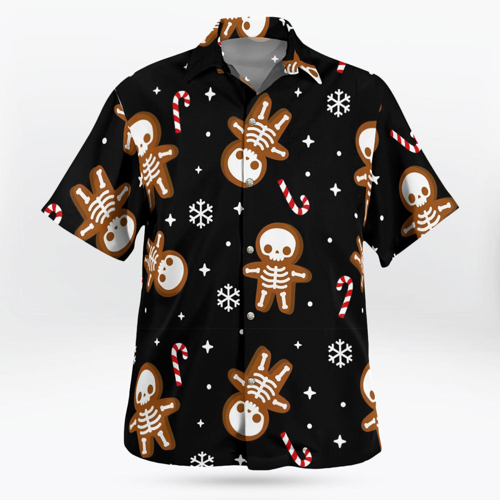 Spooky Christmas Button Up Hawaiian Shirt – Moonbestprint