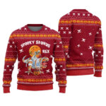 Spooky Saurus Rex Halloween Ugly Sweater – Moonbestprint