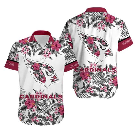 Sport-Team Arizona Cardinals Special Floral Hawaiian Shirt Summer Aloha Shirt, NFL Hawaiian Shirt Moonbestprint