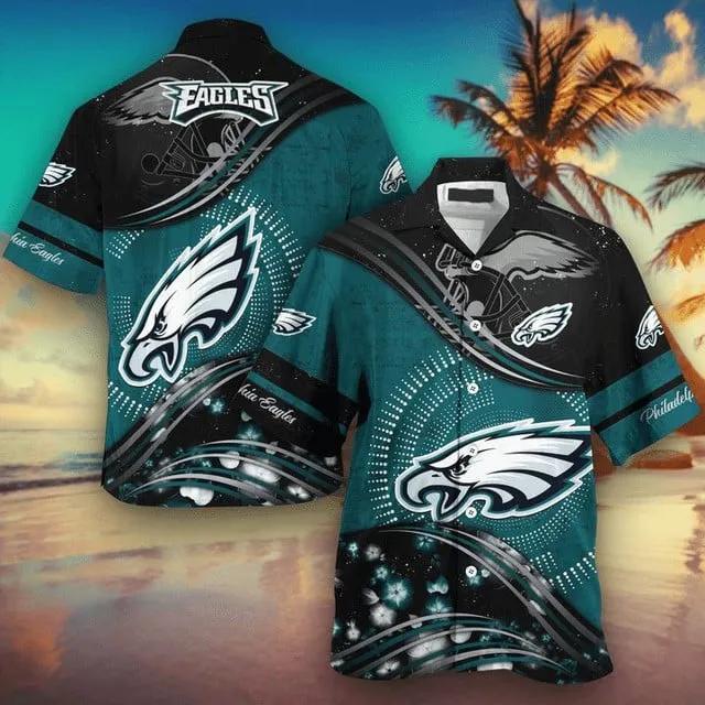 Sport-Team Philadelphia Eagles Limited Edition Hawaiian Shirt Summer Aloha Shirt, NFL Hawaiian Shirt Moonbestprint