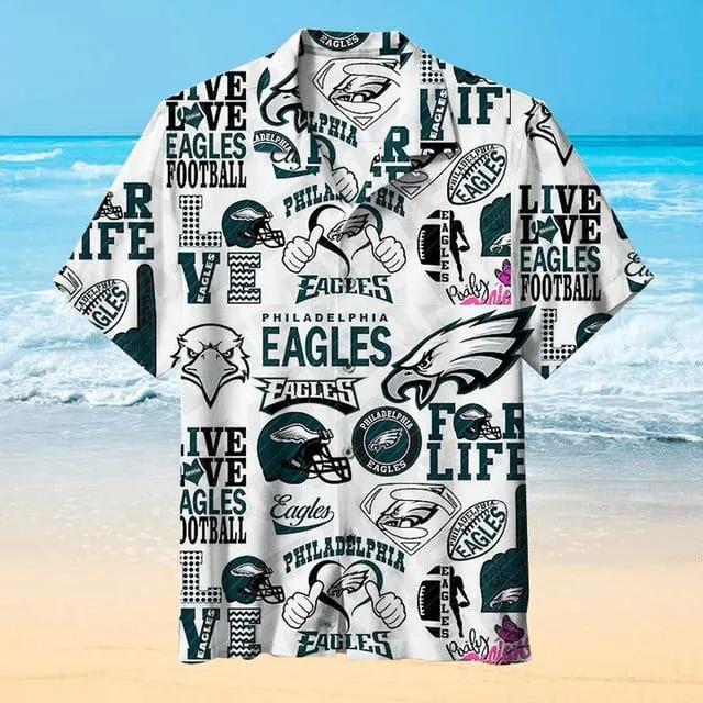 Sport-Team Philadelphia Eagles Special Hawaiian Shirt Men & Women Aloha Shirt, NFL Hawaiian Shirt Moonbestprint