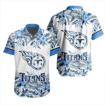Sport-Team Tennessee Titans Special Floral Hawaiian Shirt Summer Aloha Shirt, NFL Hawaiian Shirt Moonbestprint
