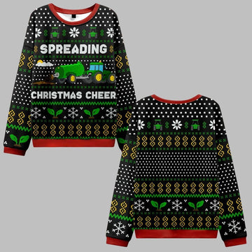 Spreading Christmas Cheer Ugly Sweater 2026 Christmas - Moonbestprint