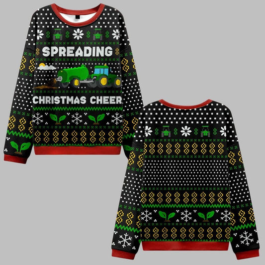 Spreading Christmas Cheer Ugly Sweater 2026 Christmas - Moonbestprint