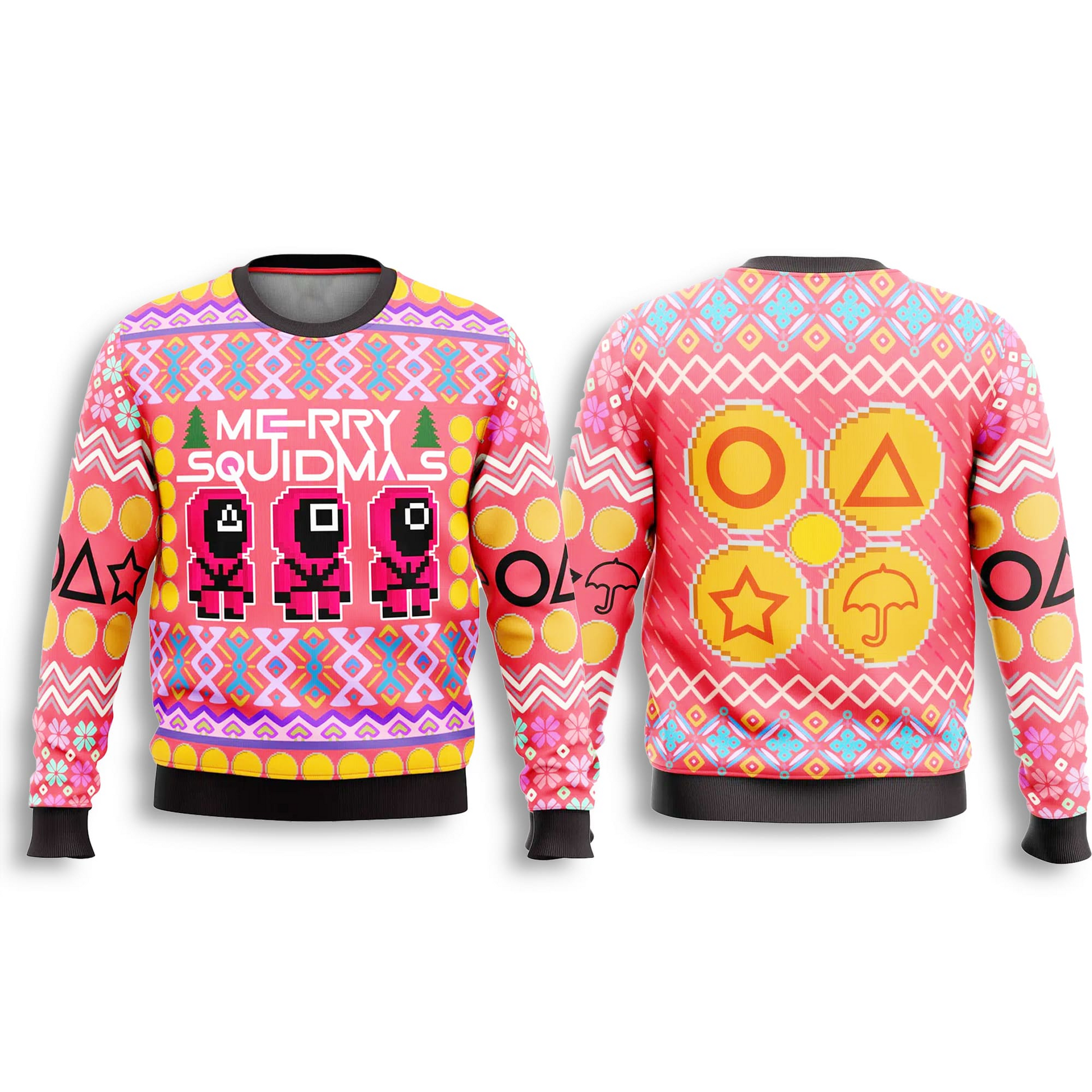 Squid Game Merry Squidmas Ugly Christmas Sweater 2025 – Moonbestprint