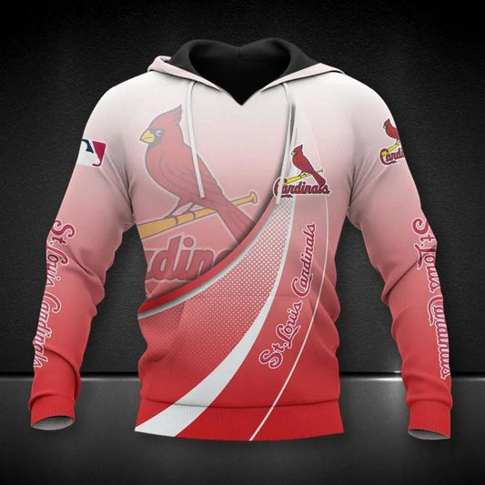 St. Louis Cardinals All Over Print MLB Hoodie 1, MLB Hoodie Moonbestprint