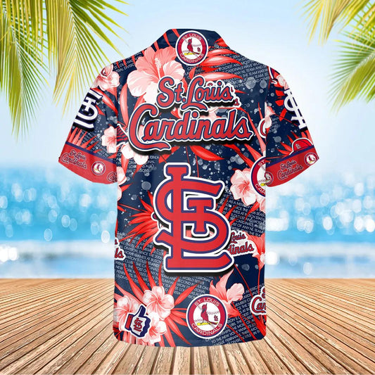 St. Louis Cardinals Hawaiian Shirt, MLB Hawaiian Shirt Gift For Fans Moonbestprint