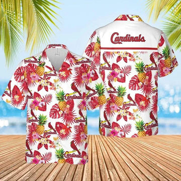 St. Louis Cardinals Hawaiian Shirt Men And Women, Summer Button Down Mens Hawaiian Shirts, MLB Hawaiian Shirt Moonbestprint