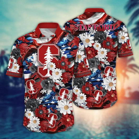 Stanford Cardinal NCAA Aloha Hawaiian Shirt 1, NCAA Hawaiian Shirt Moonbestprint