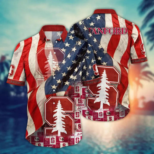 Stanford Cardinal NCAA Flower Aloha Hawaiian Shirt 9, NCAA Hawaiian Shirt Moonbestprint