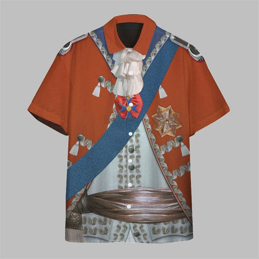 Stanislaw August Poniatowski King of Poland Costume Hawaiian Shirt - Moonbestprint