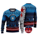 Star Of Bucky Ugly Christmas Sweater – Moonbestprint